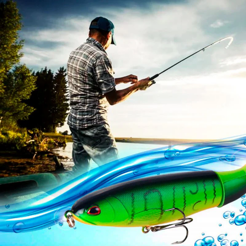 Kit de Señuelos Artificiales Giratorios para Pesca - Comprá 6 Llevá 8