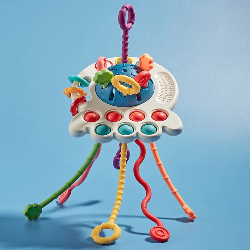 Juguete Montessori Ovni Sensorial 3 en 1