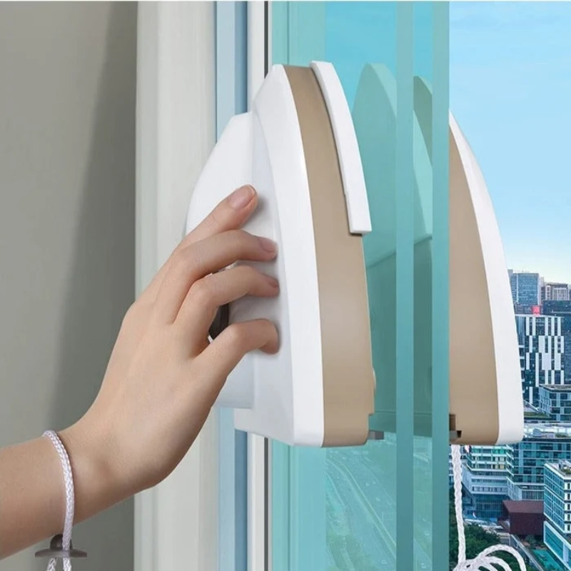 Limpiador de Vidrios Magnético de Doble Cara - Glass Master™