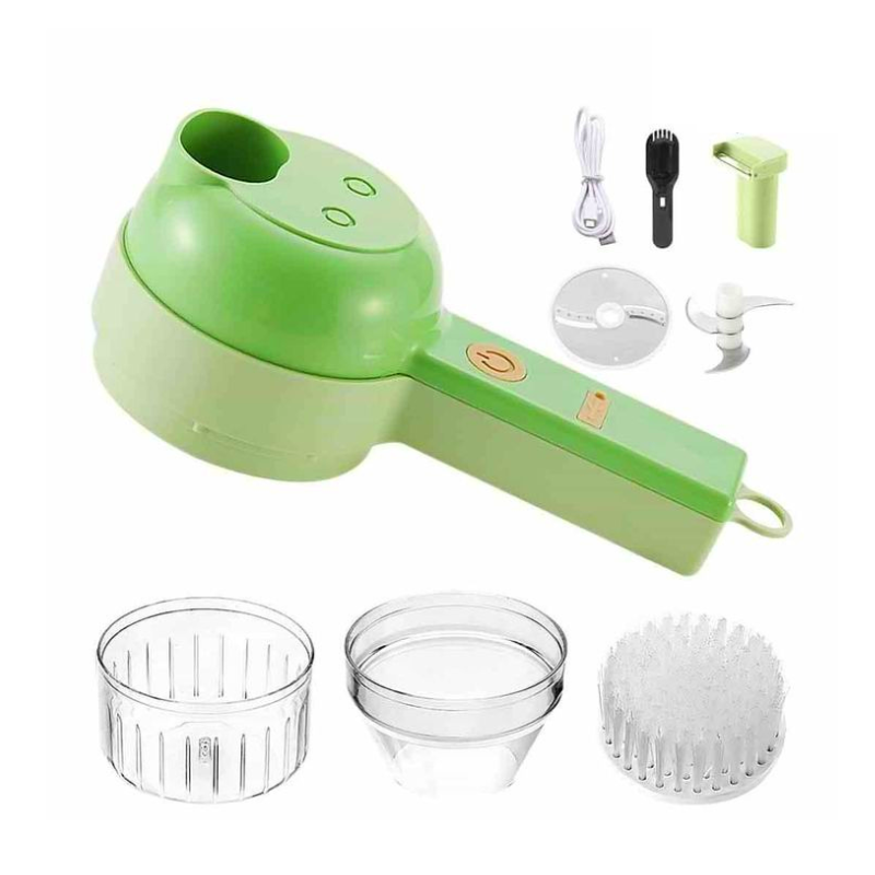 Master Crusher© - Procesador y Triturador de Alimentos Multifuncional 4 en 1