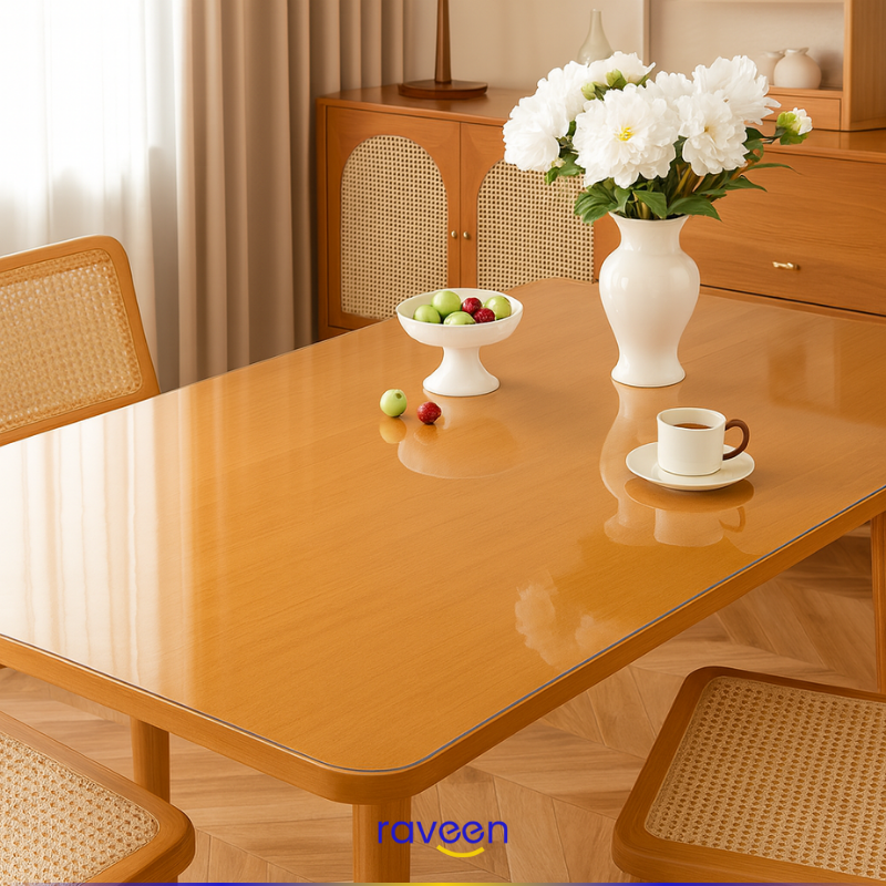 Protector de Mesa Transparente Ajustable – MesaFlex® (Llevá 2 y Pagá 1)