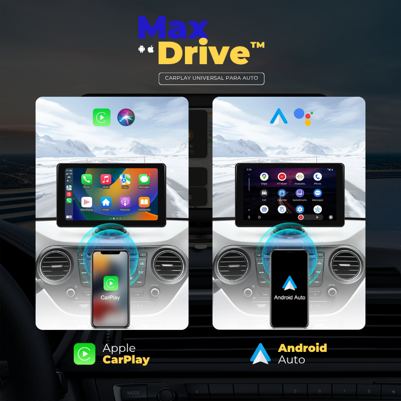 Estéreo Universal con CarPlay/Android Auto - MaxDrive™