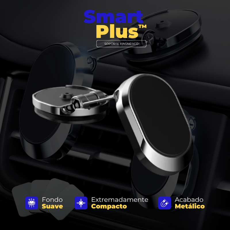 Soporte Magnético para Celular de Auto - SmartPlus™