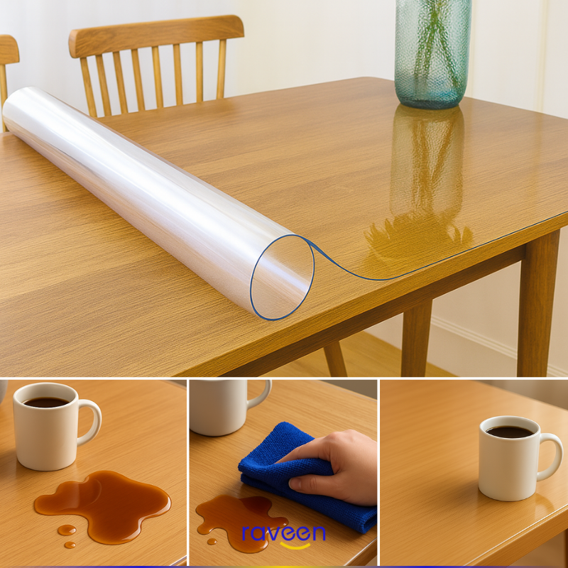 Protector de Mesa Transparente Ajustable – MesaFlex® (Llevá 2 y Pagá 1)